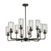 SC13132OB- Ray Chandelier in Oil Rubbed Bronze by Artcraft