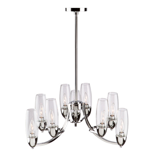 SC13159CH- Trilogy Chandelier in Chrome by Artcraft