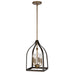 AC11010- Worthington Chandelier in Oil Rubbed Bronze & Antique Gold by Artcraft