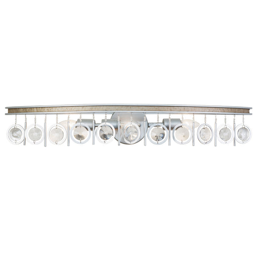 296B03SICM - Charmed 3-Light Bath Fixture in Silver & Champagne Mist by Varaluz