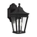 Cotswold Lane One Light Outdoor Wall Lantern in Black