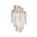 243-13- Mont Blanc 3-Light Wall Sconce in Modern Silver Leaf by Corbett Lighting