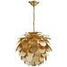 Cynara One Light Chandelier in Gild