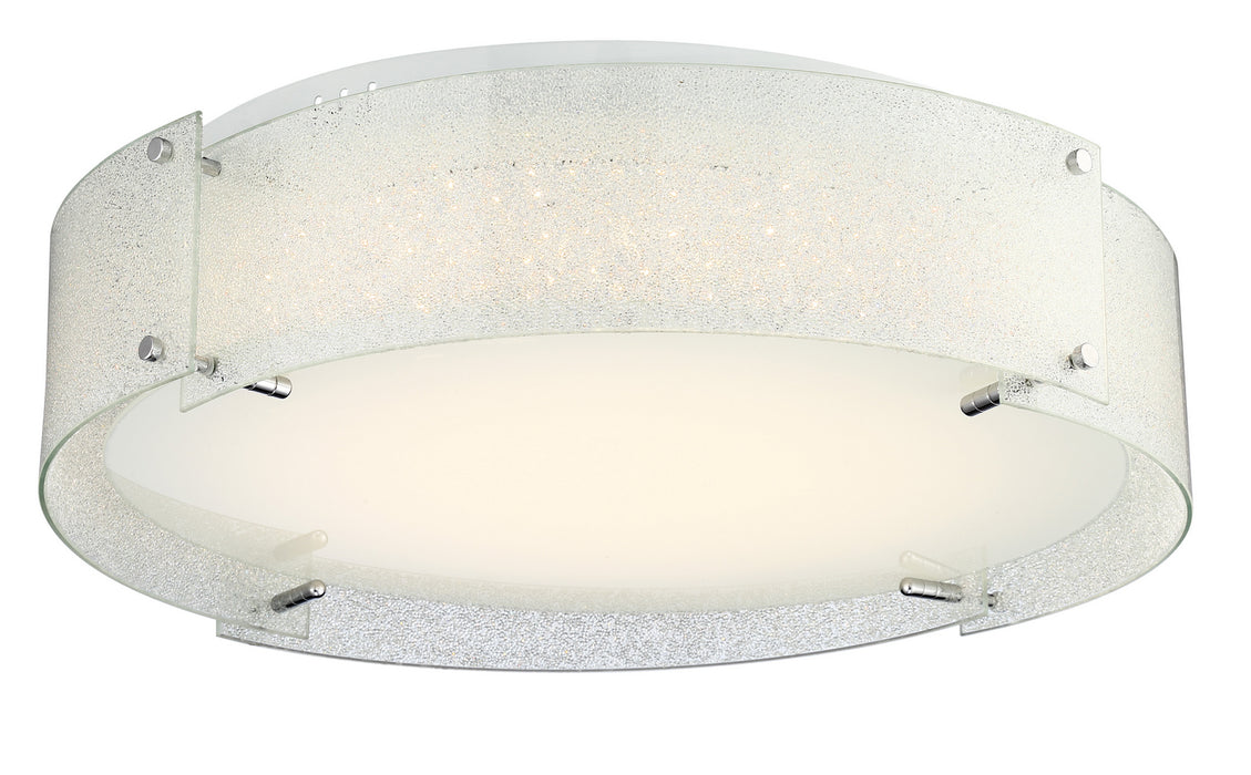 LS-5420DIAMOND- Kaelin LED Flush Mount in Chrome by Lite Source