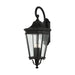 Cotswold Lane Four Light Wall Lantern in Black