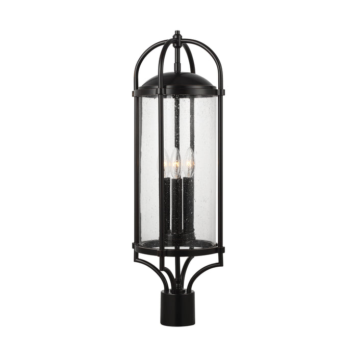 Dakota Three Light Post/Pier Lantern in Espresso