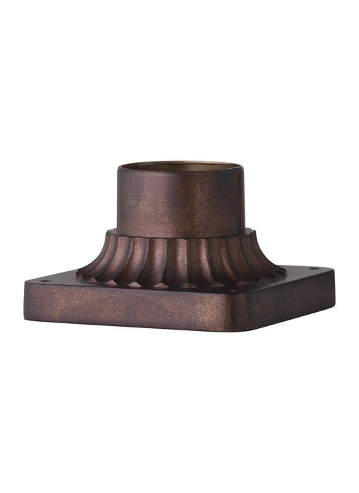 Outdoor Pier Mounts Pier Mount Base in Patina Bronze