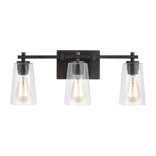 VS24303ORB- Mercer Bath Sconce in Oil Rubbed Bronze with Clear Seeded Glass by Visual Comfort Studio