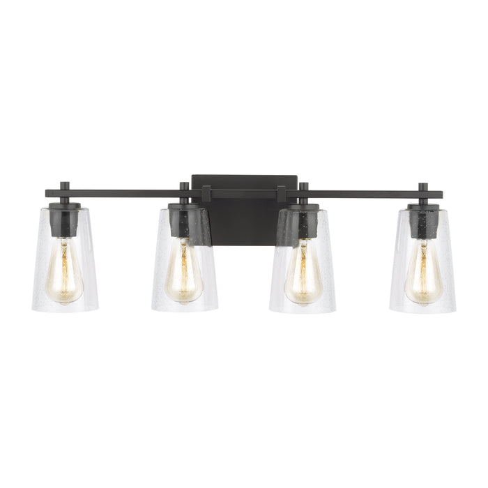 VS24304ORB- Mercer Bath Sconce in Oil Rubbed Bronze with Clear Seeded Glass by Visual Comfort Studio