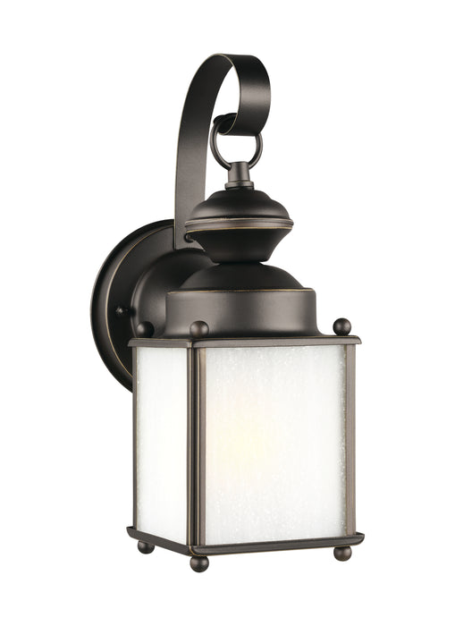 Jamestowne One Light Outdoor Wall Lantern in Antique Bronze