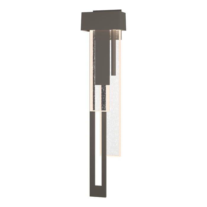 Rainfall Large LED Outdoor (Left Side) Sconce in Coastal Dark Smoke - 302533-LED-LFT-77-II0596 by Hubbardton Forge