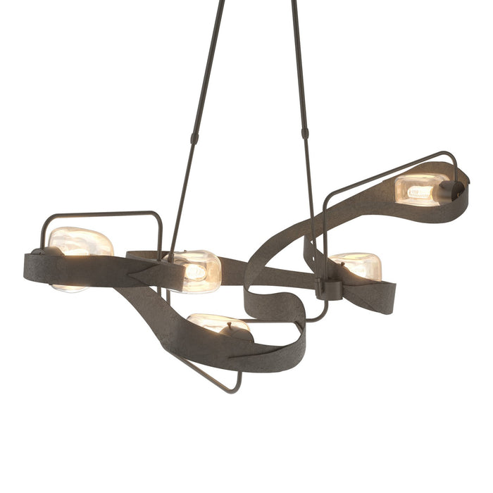 Graffiti Pendant in Dark Smoke - 137820-SKT-STND-07-ZM0549 by Hubbardton Forge