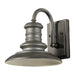 Redding Station LED Outdoor Wall Sconce in Tarnished Silver