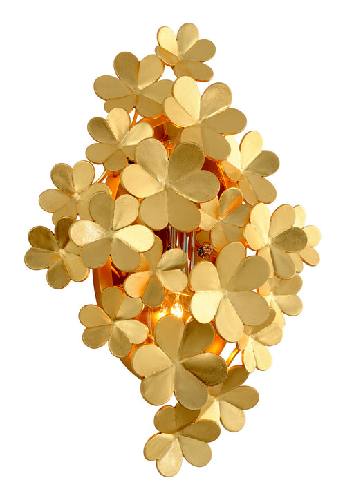 260-14- Gigi 2-Light Wall Sconce in Gold Leaf by Corbett Lighting