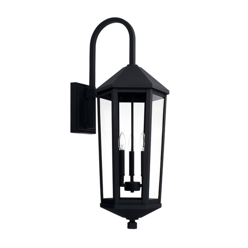 926932BK- Ellsworth Modern Outdoor Wall Lantern in Black with Clear Glass by Capital Lighting