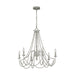 F3240/6WGR- Maryville Chandelier in Washed Grey by Visual Comfort Studio