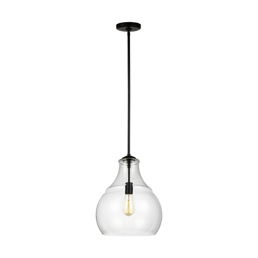 P1483ORB- Zola 1-Light Pendant in Oil Rubbed Bronze with Clear Glass by Visual Comfort Studio