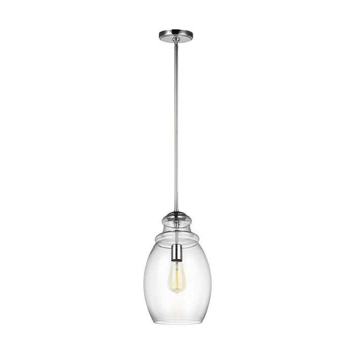 Marino One Light Pendant in Chrome