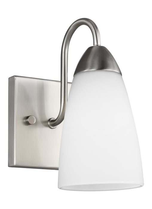 Seville One Light Wall / Bath Sconce in Brushed Nickel