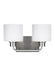 Canfield Two Light Wall / Bath in Brushed Nickel