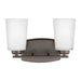 Franport Two Light Wall / Bath in Bronze