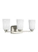 Franport Three Light Wall / Bath in Brushed Nickel