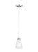 Kerrville One Light Mini-Pendant in Chrome