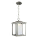 Hunnington LED Outdoor Pendant in Weathered Pewter