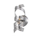 AC623CH- Bel Air Wall Light in Chrome Mesh Leaves by Artcraft