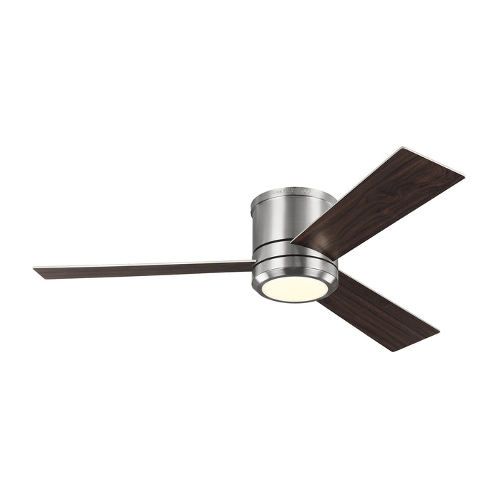 Clarity 56 56" Ceiling Fan in Brushed Steel