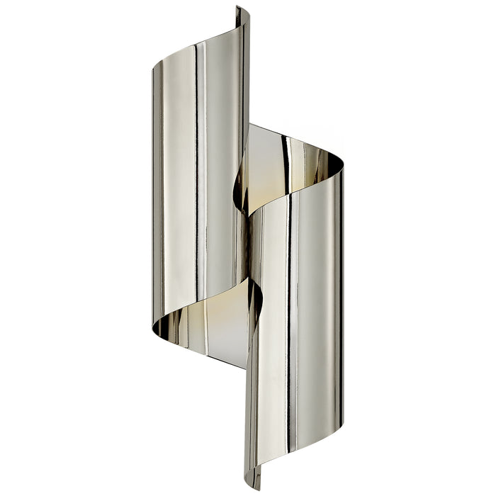 Iva Two Light Wall Sconce in Polished Nickel