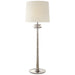 Beaumont One Light Buffet Lamp in Burnished Silver Leaf