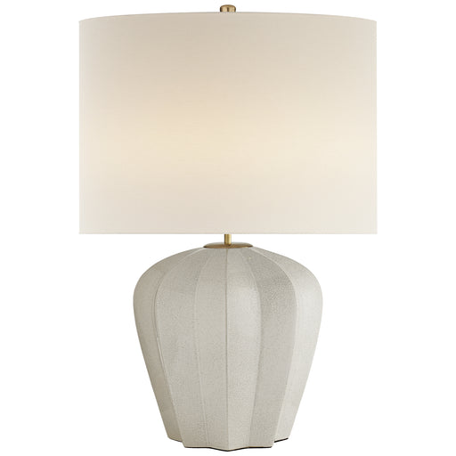 Pierrepont One Light Table Lamp in Bone Craquelure