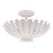 Hampton Three Light Chandelier in Plaster White