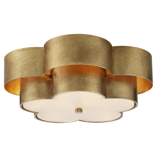 Arabelle Four Light Flush Mount in Gild