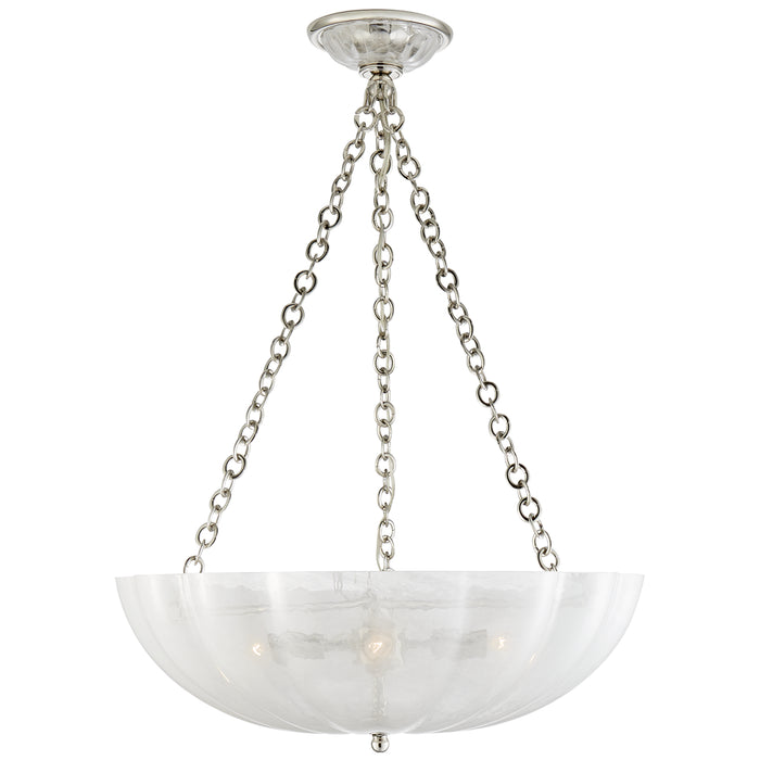 Rosehill Four Light Chandelier in Polished Nickel