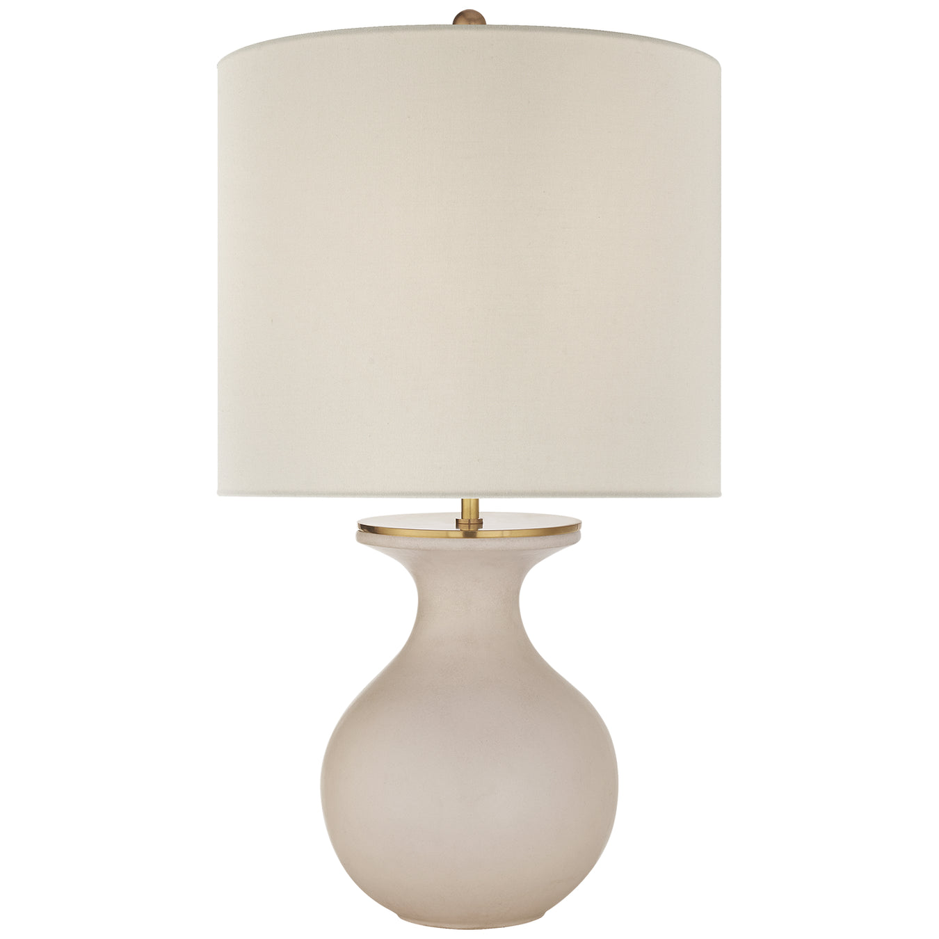 Albie One Light Desk Lamp in Blush