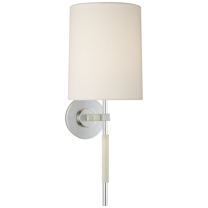 Clout One Light Wall Sconce in Soft Silver