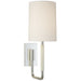 Clout One Light Wall Sconce in Soft Silver