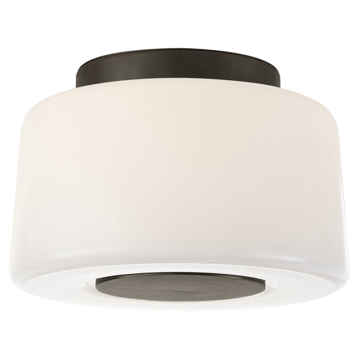 Acme Three Light Flush Mount in Bronze