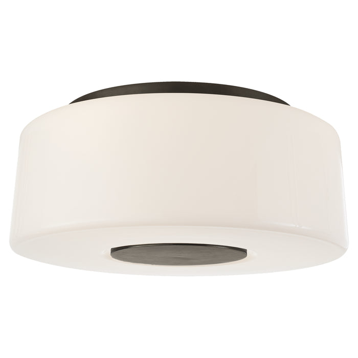 Acme Three Light Flush Mount in Bronze