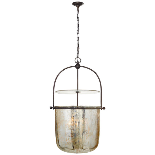 Lorford Four Light Lantern in Aged Iron