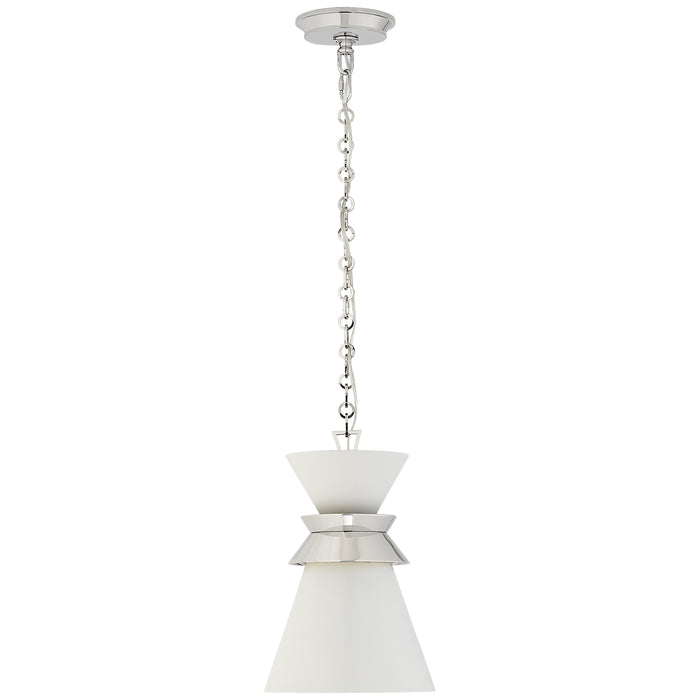 Alborg One Light Pendant in Polished Nickel