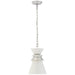 Alborg One Light Pendant in Polished Nickel