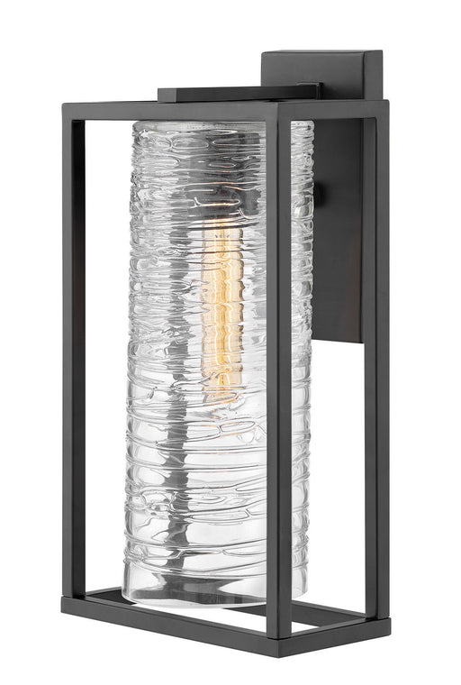 1254SK - Pax Medium Wall Mount Lantern in Satin Black by Hinkley Lighting