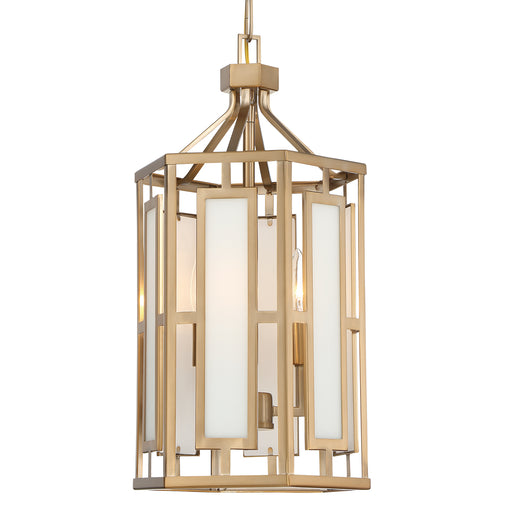 HIL-997-VG- Hillcrest 3-Light Chandelier in Vibrant Gold by Crystorama