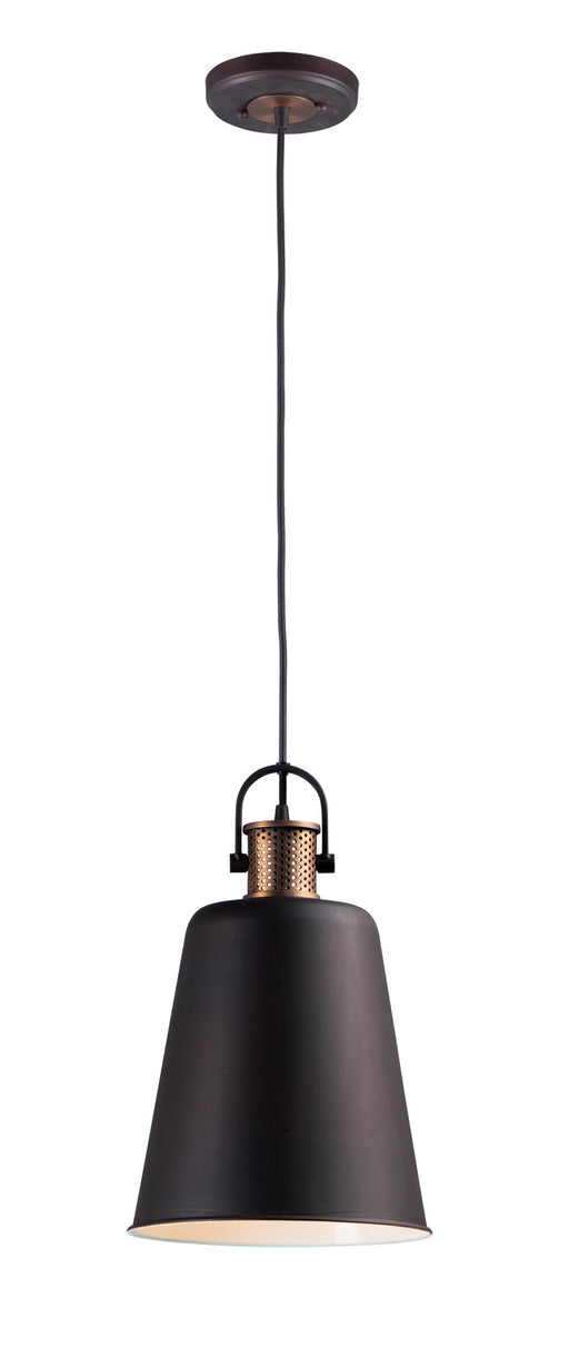 10085OIAB - Sedona 1-Light Pendant in Oil Rubbed Bronze / Antique Brass by Maxim Lighting