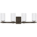 Alturas Four Light Wall / Bath in Brushed Oil Rubbed Bronze