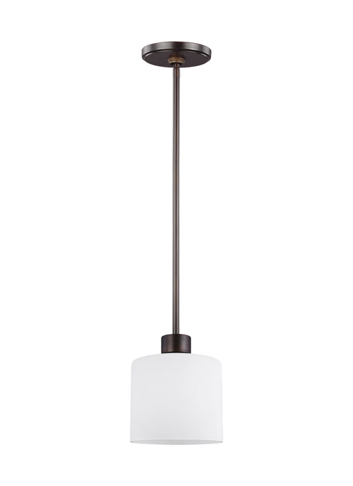 Canfield One Light Mini-Pendant in Bronze