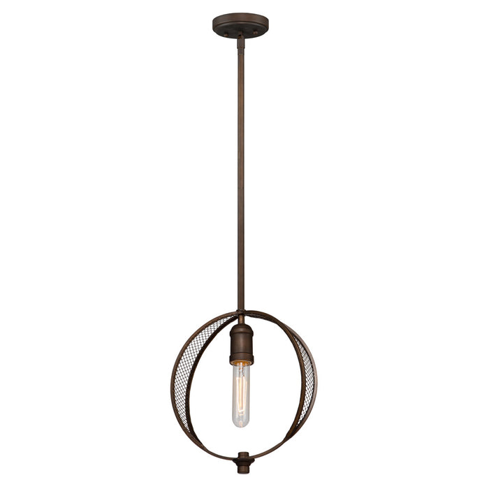 Linden One Light Pendant in Bronze